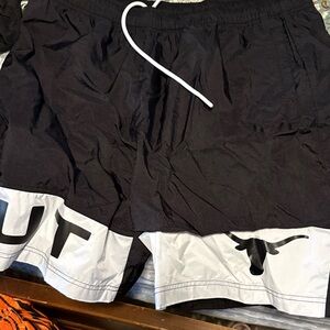 Signature Black and White  Shorts